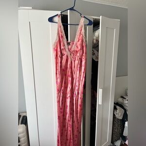 Wild Fable Pink Floral Lace Chemise